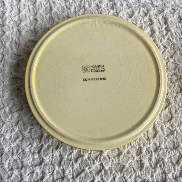 Vintage Hornsea Summertime Cruet set salt & pepper shaker mustard pot & dish MCM - Picture 16 of 16